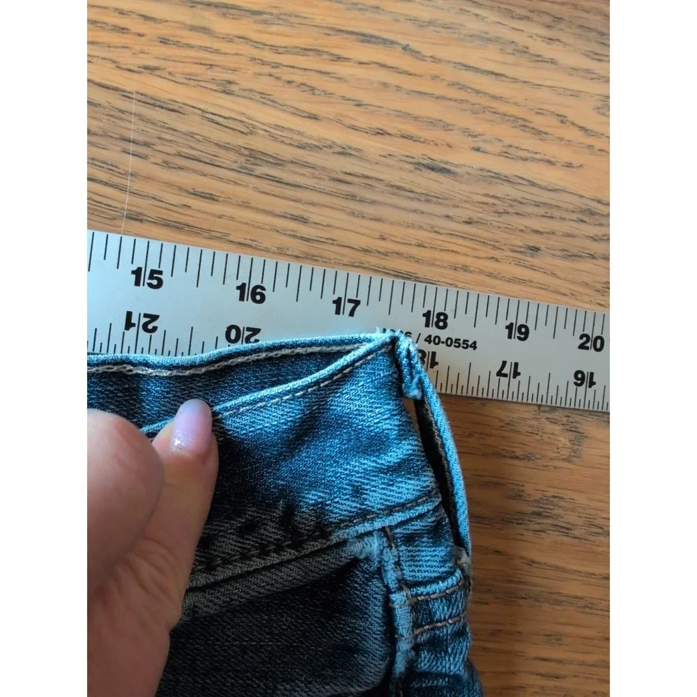 Levi's Men's 514 36x32 Original Straight Fit Jeans - Med Blue Wash 100% Cotton